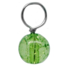 Appletini Green Crackle Glass Stamp