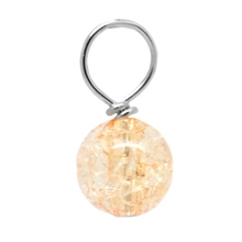 Apricot Glow Crackle Glass Stamp
