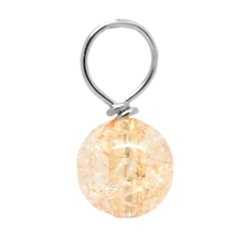 Apricot Glow Crackle Glass Stamp