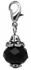 BLACK CRYSTAL DANGLE