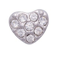 CLEAR PUFFY HEART
