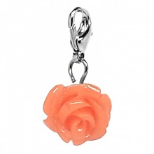 CORAL ROSE DANGLE