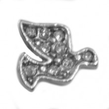 CRYSTAL DOVE CHARM