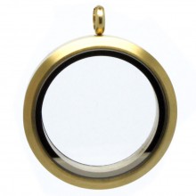 Large Gold Locket