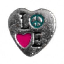 LOVE & PEACE CHARM