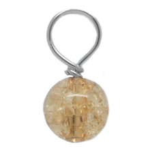 Maple Sugar Crackle Glass Stamp