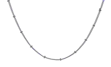 Petite Silver Ball Stationary Chain 22