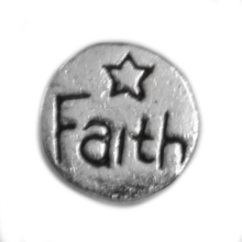 SILVER FAITH CHARM