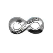 SILVER INFINITY CHARM