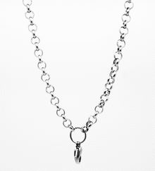 SILVER LARGE ROLO CHAIN 18