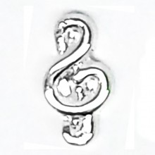 SILVER TREBLE CLEF