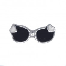 WHITE & SILVER SUNGLASSES